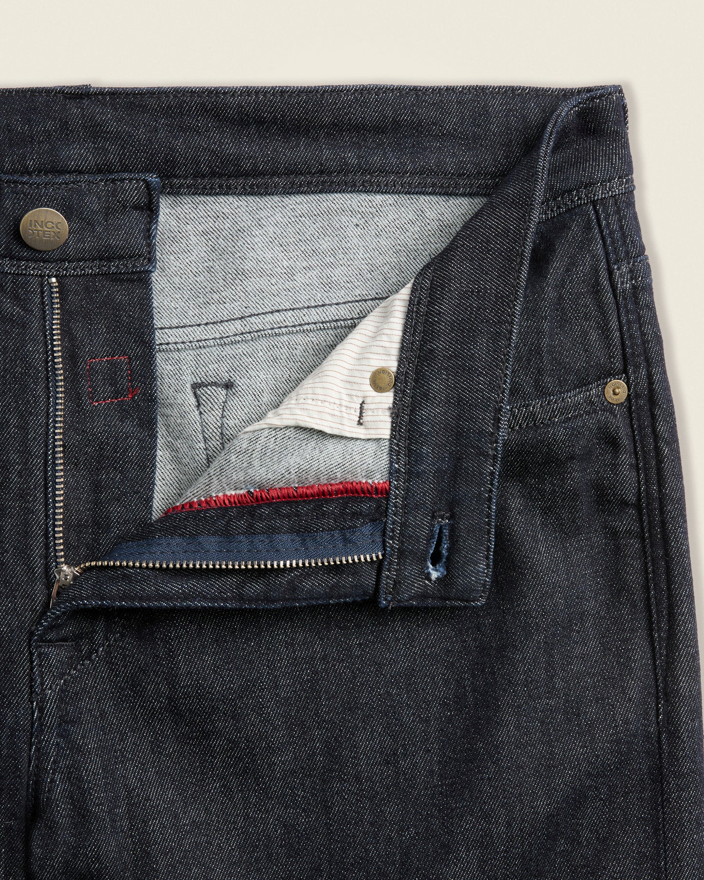 Slim fit cotton and cashmere fivepocket trousers