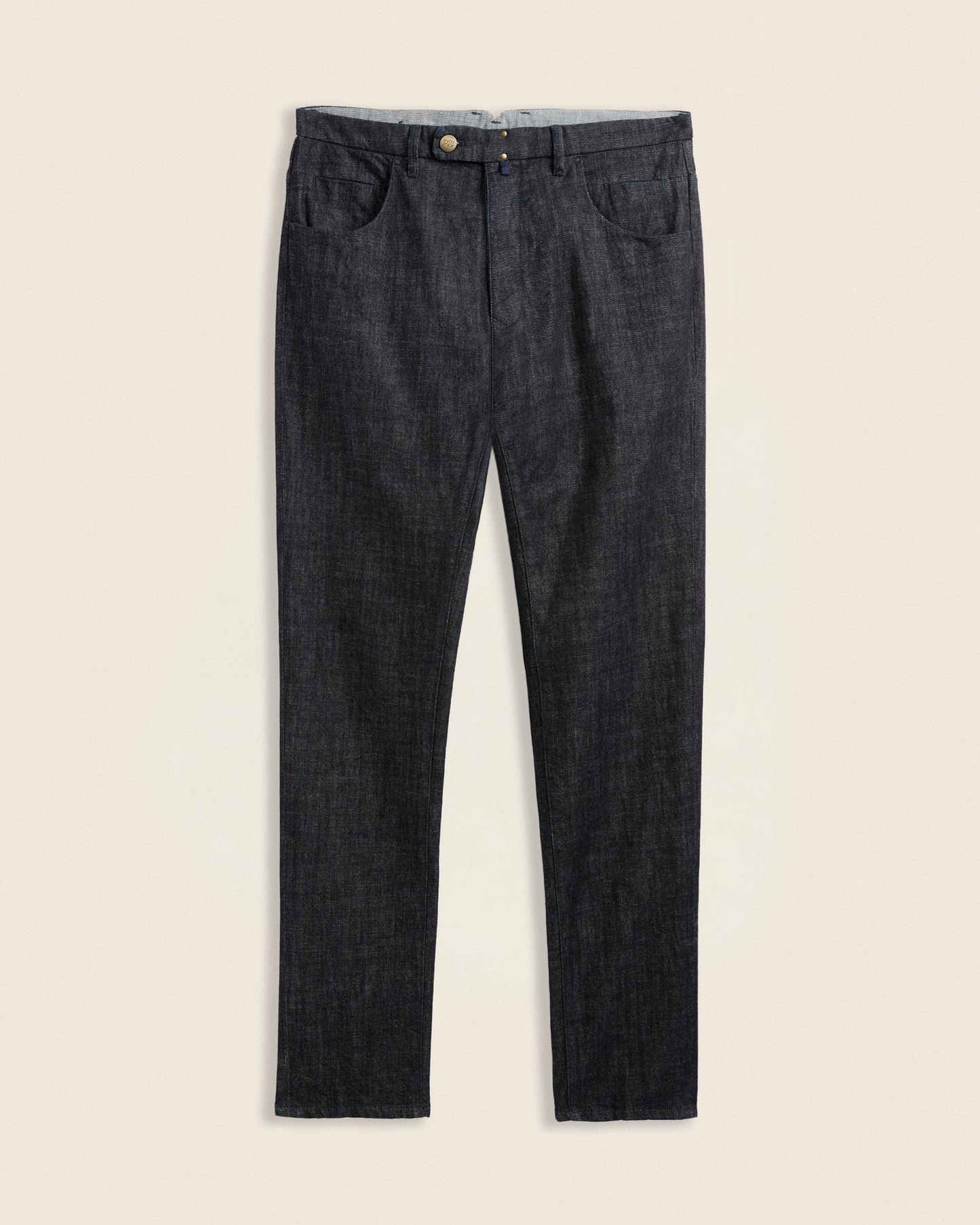 Slim fit denim trousers