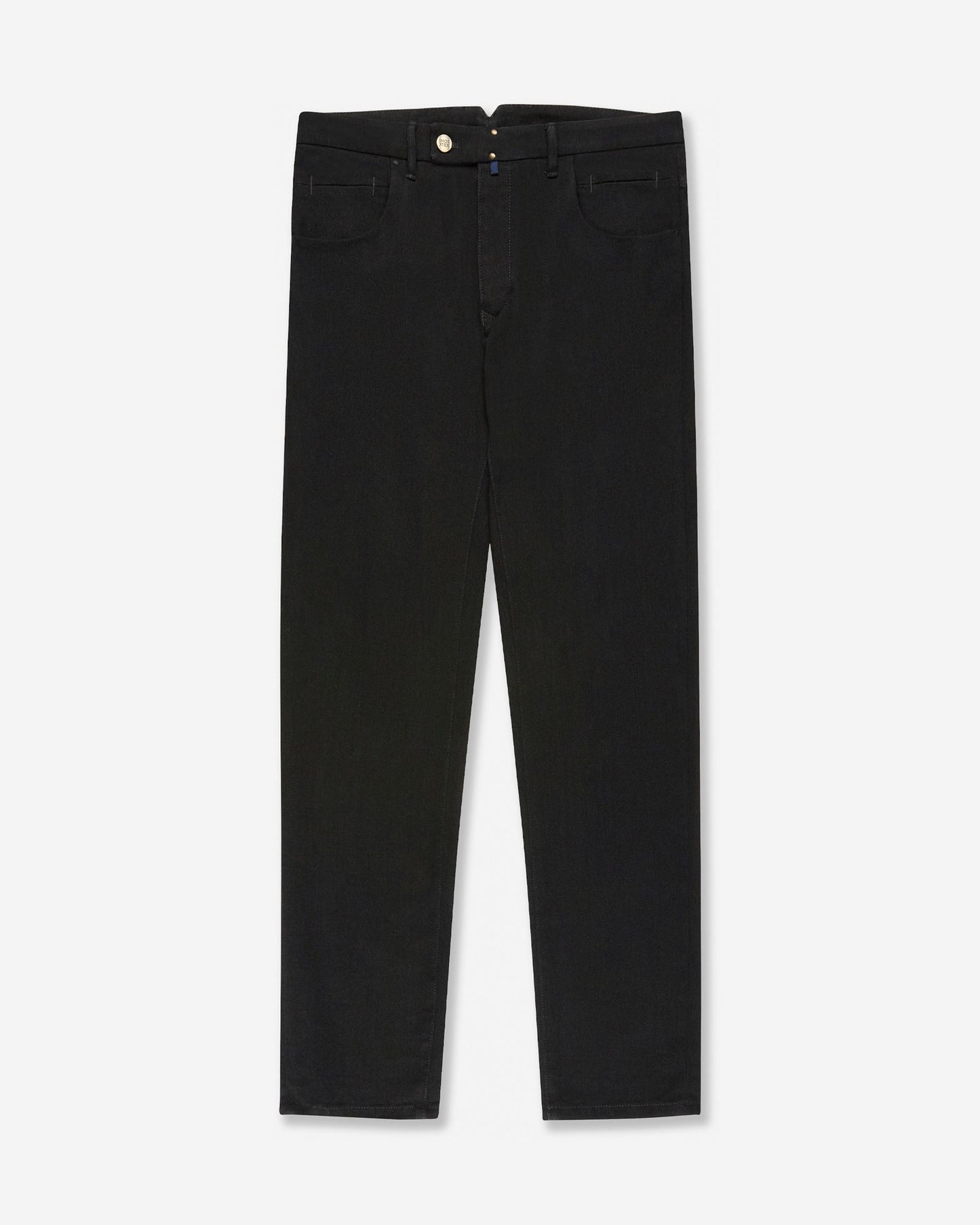 Incotex Blue Division - Slim fit denim trousers - dark black