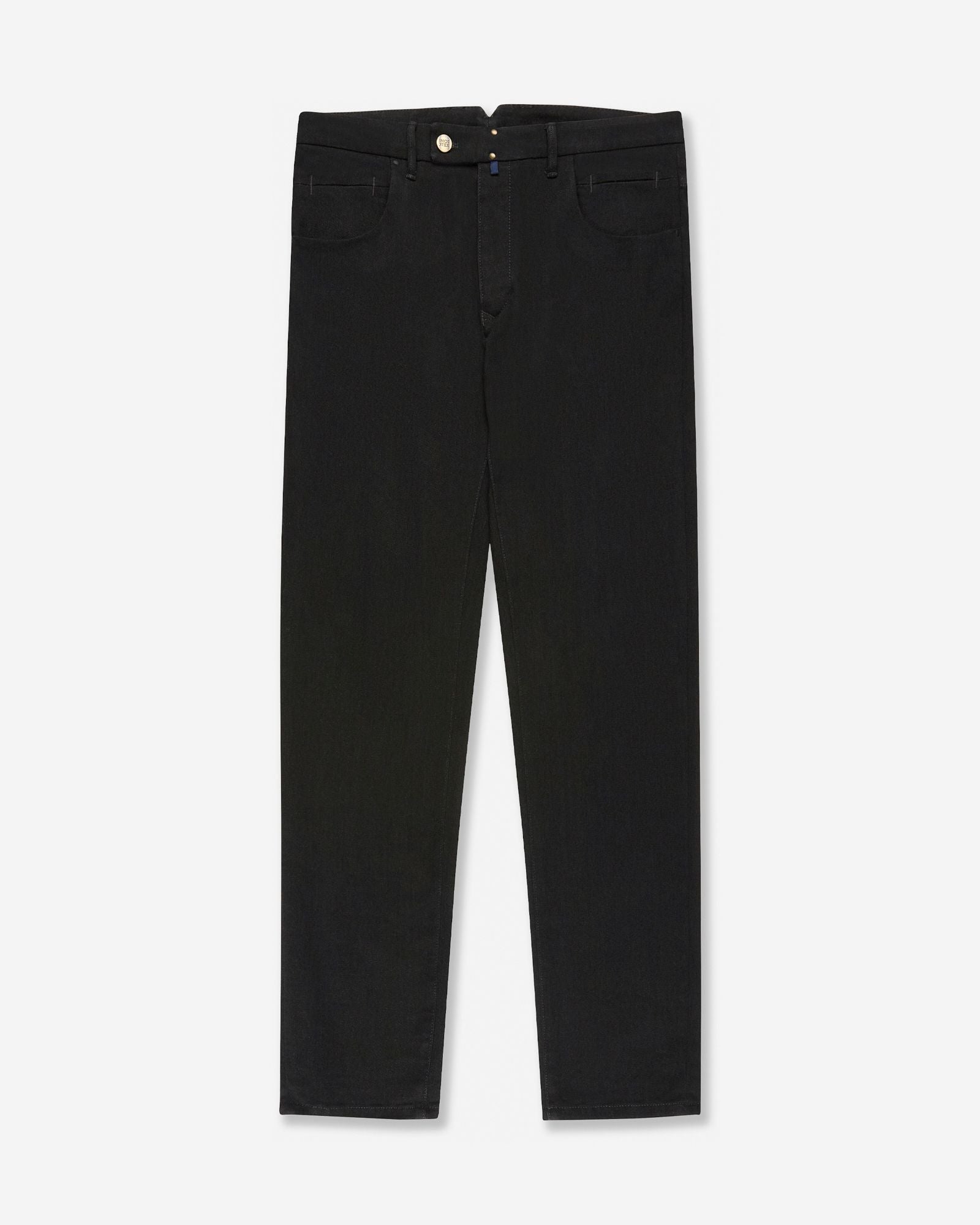 Incotex Blue Division - Slim fit denim trousers - dark black