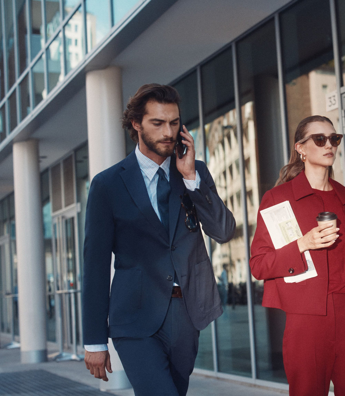 Slim-Fit Flexjacket aus Flexgab