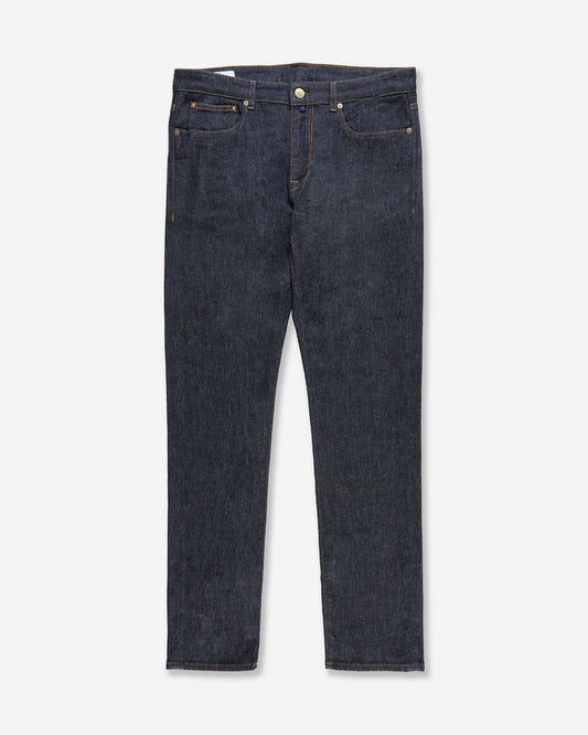 カシミアとコットンデニム・スリムフィット５ポケットパンツ