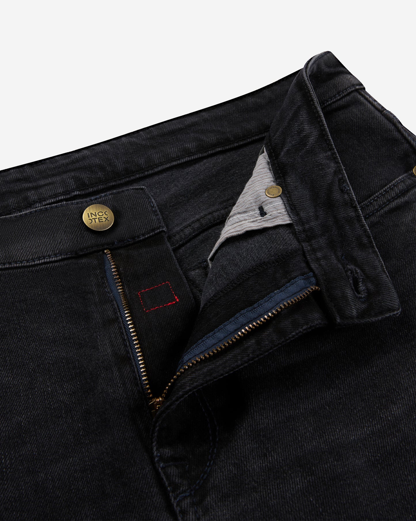 コットンデニム・スリムフィット５ポケットパンツ