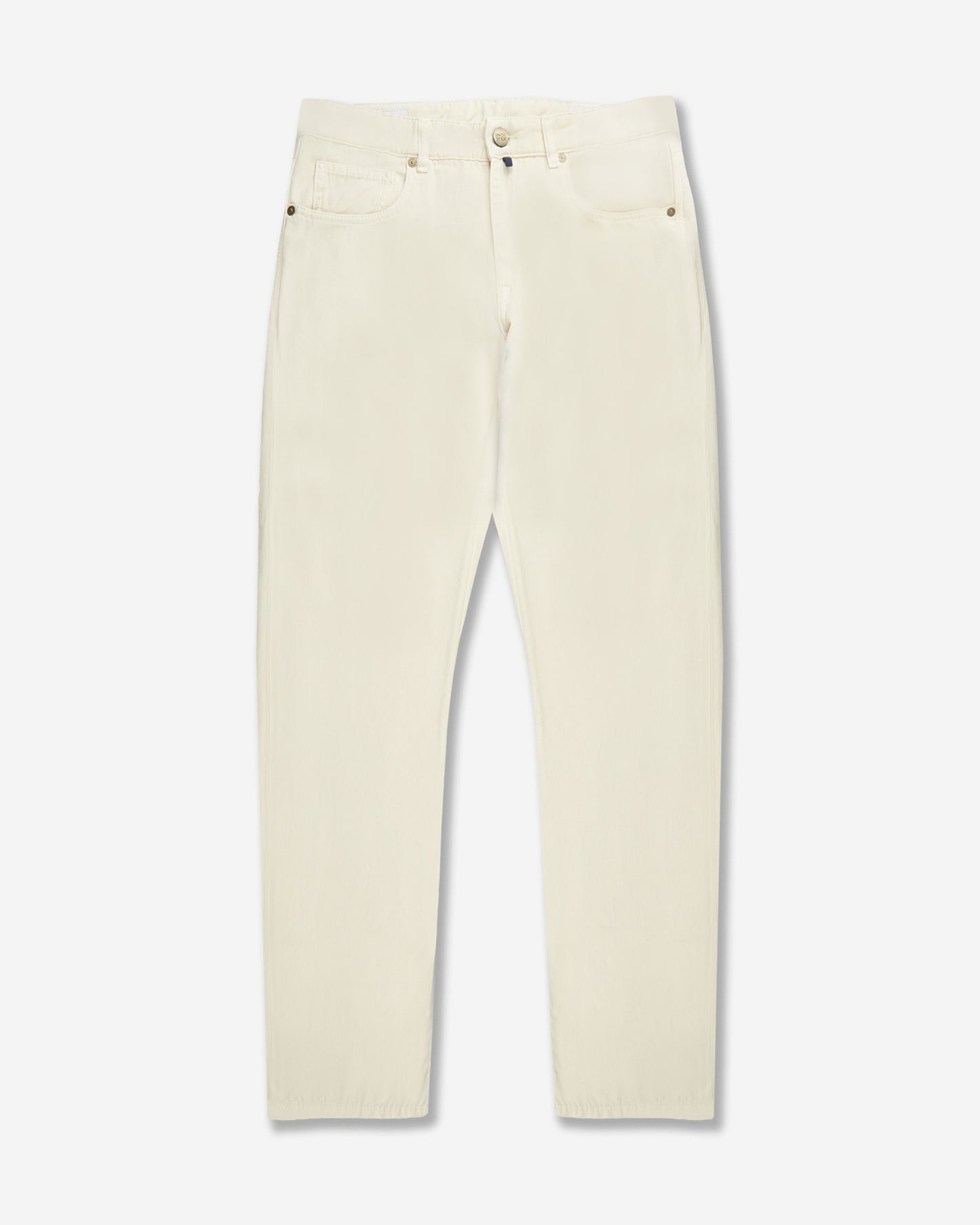 Slim-fit five-pocket trousers in cotton and cashmere