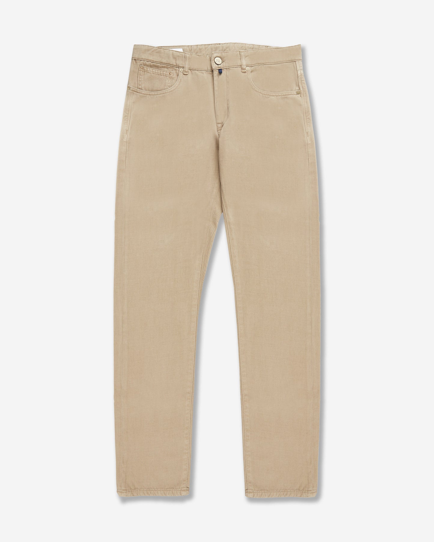 Slim-fit five-pocket trousers in cotton and cashmere