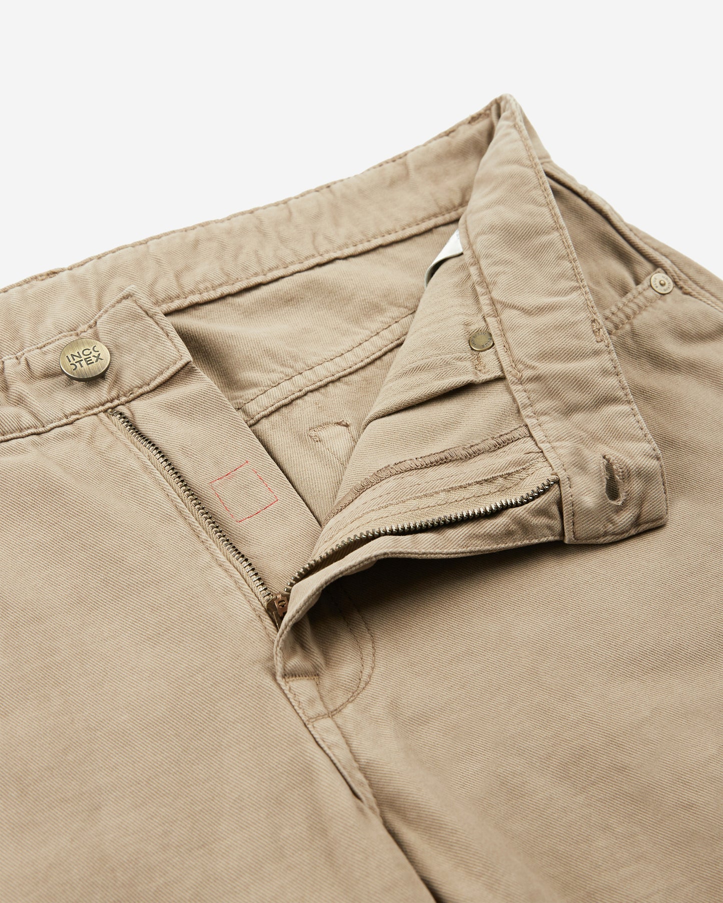 Slim-fit five-pocket trousers in cotton and cashmere