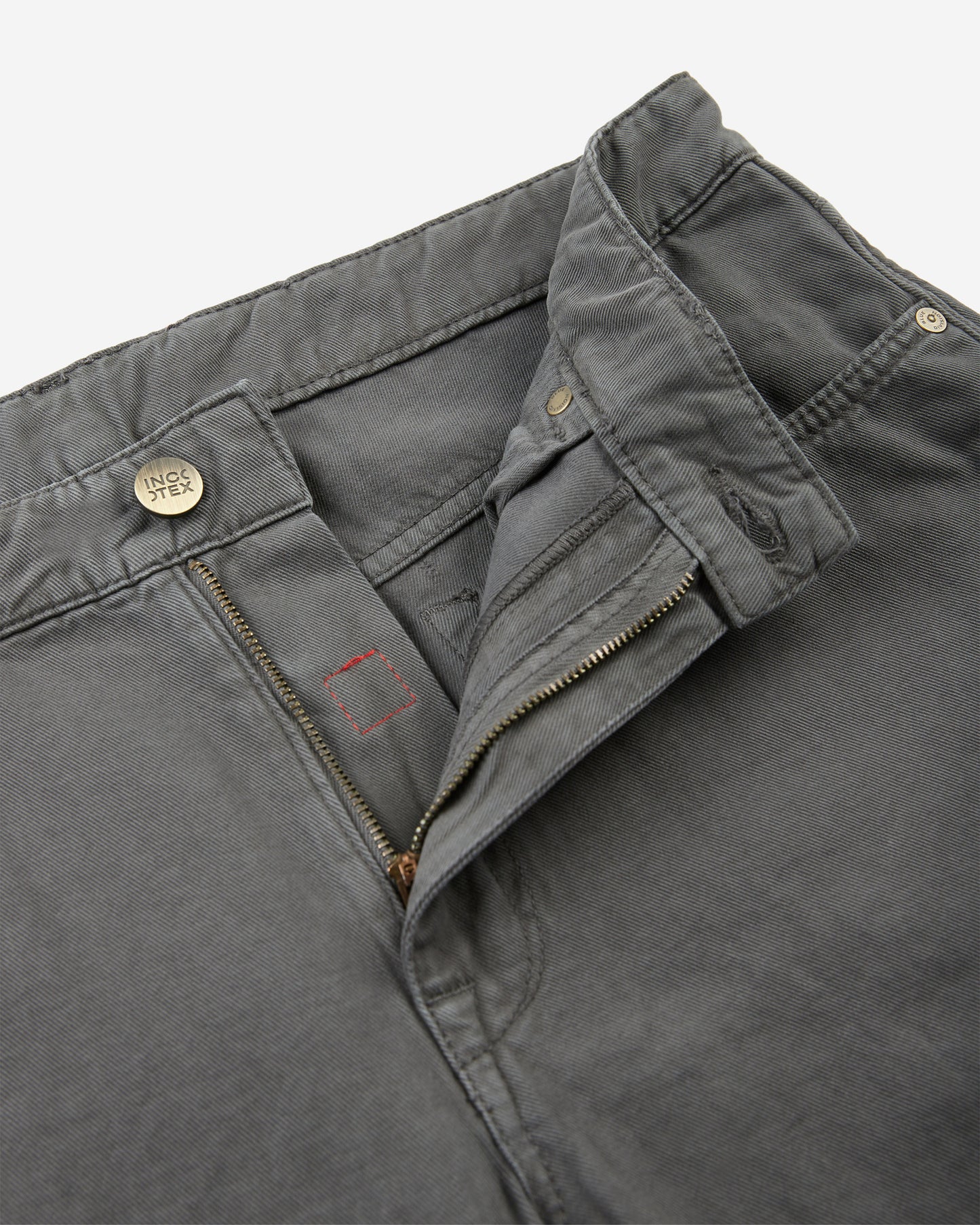 Slim-fit five-pocket trousers in cotton and cashmere