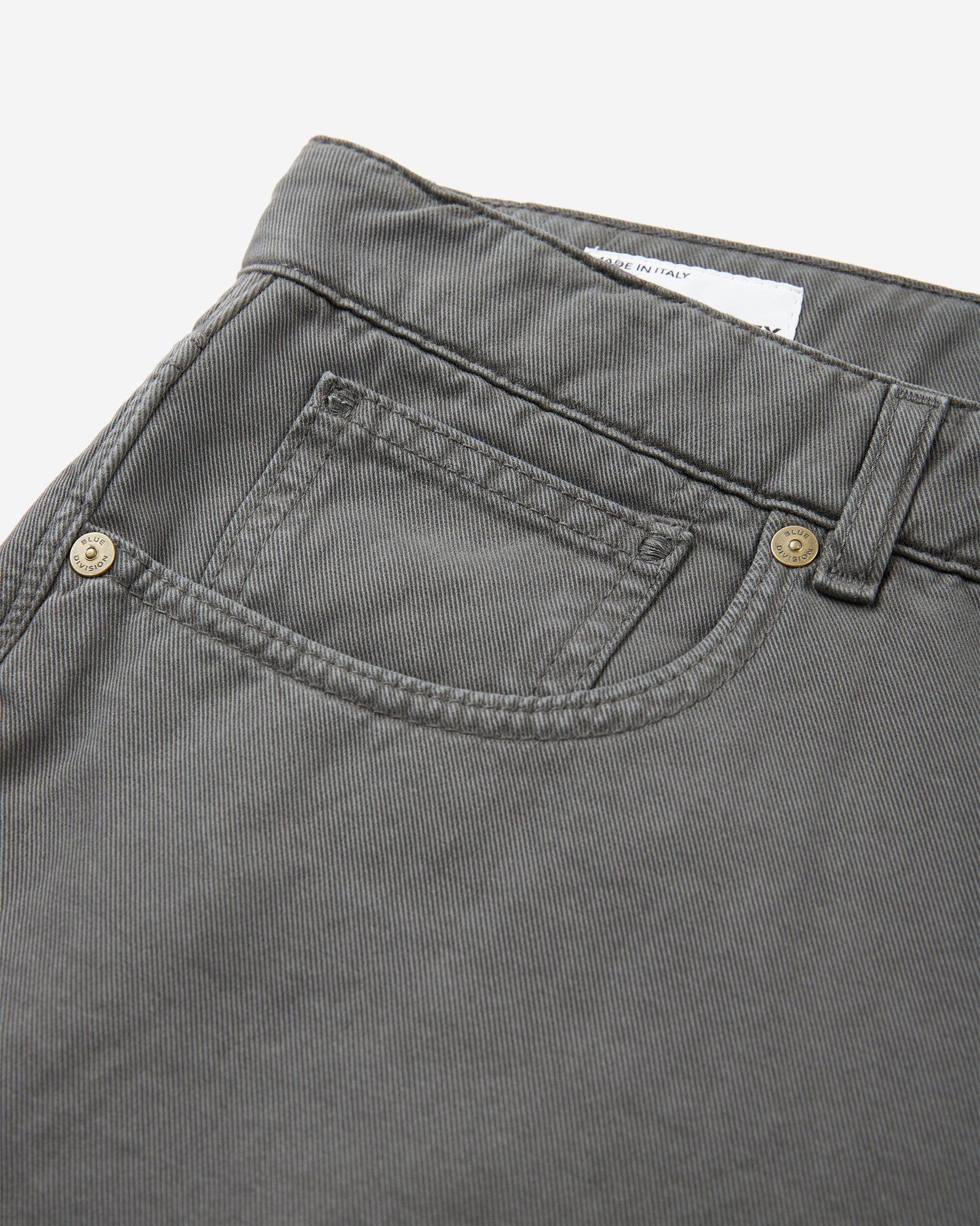 Slim-fit five-pocket trousers in cotton and cashmere