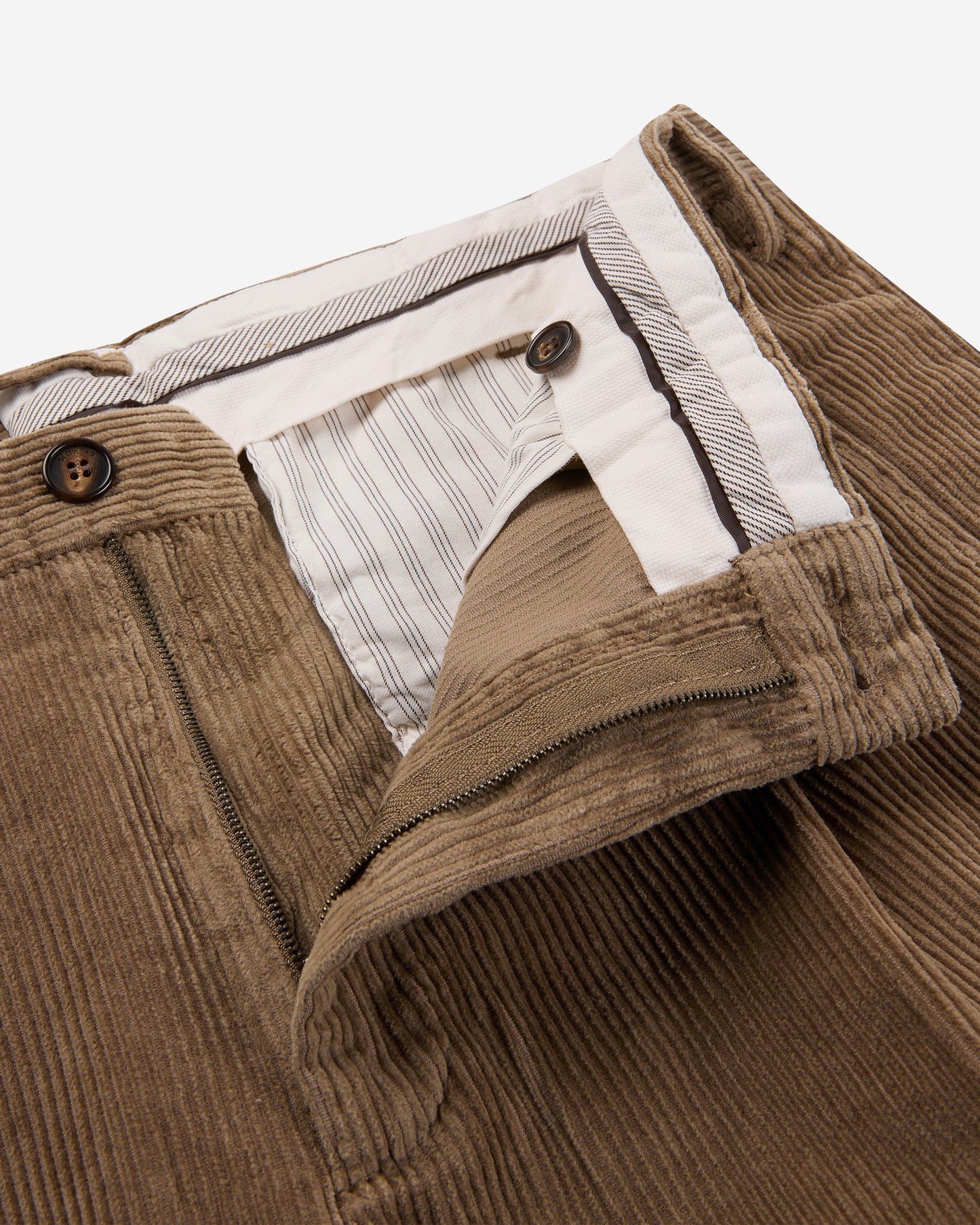 コーデュロイ テーパードフィットパンツ