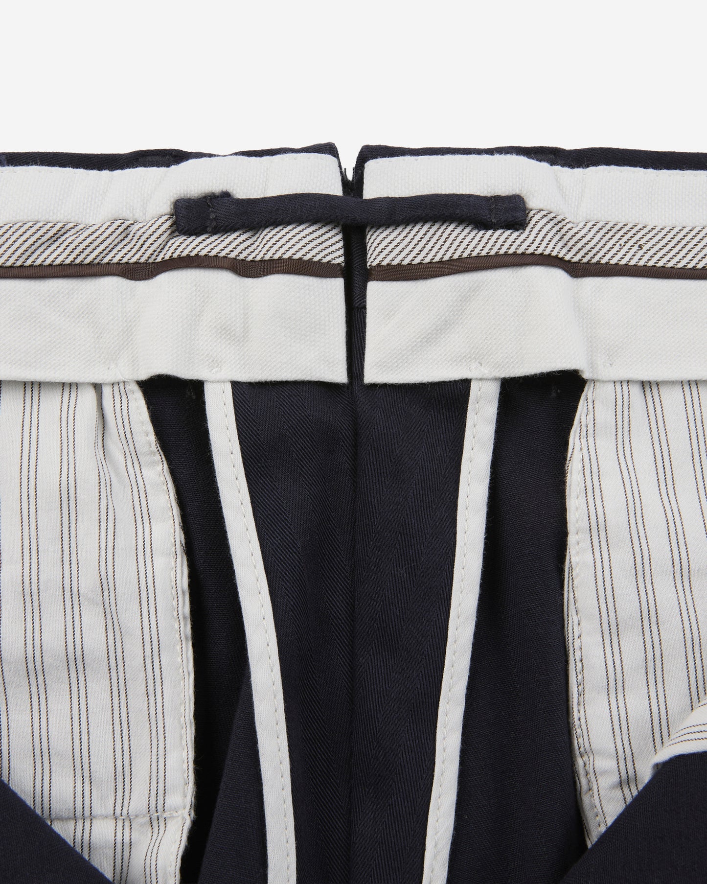 コンフォートコットン シェブロン テーパードフィットパンツ