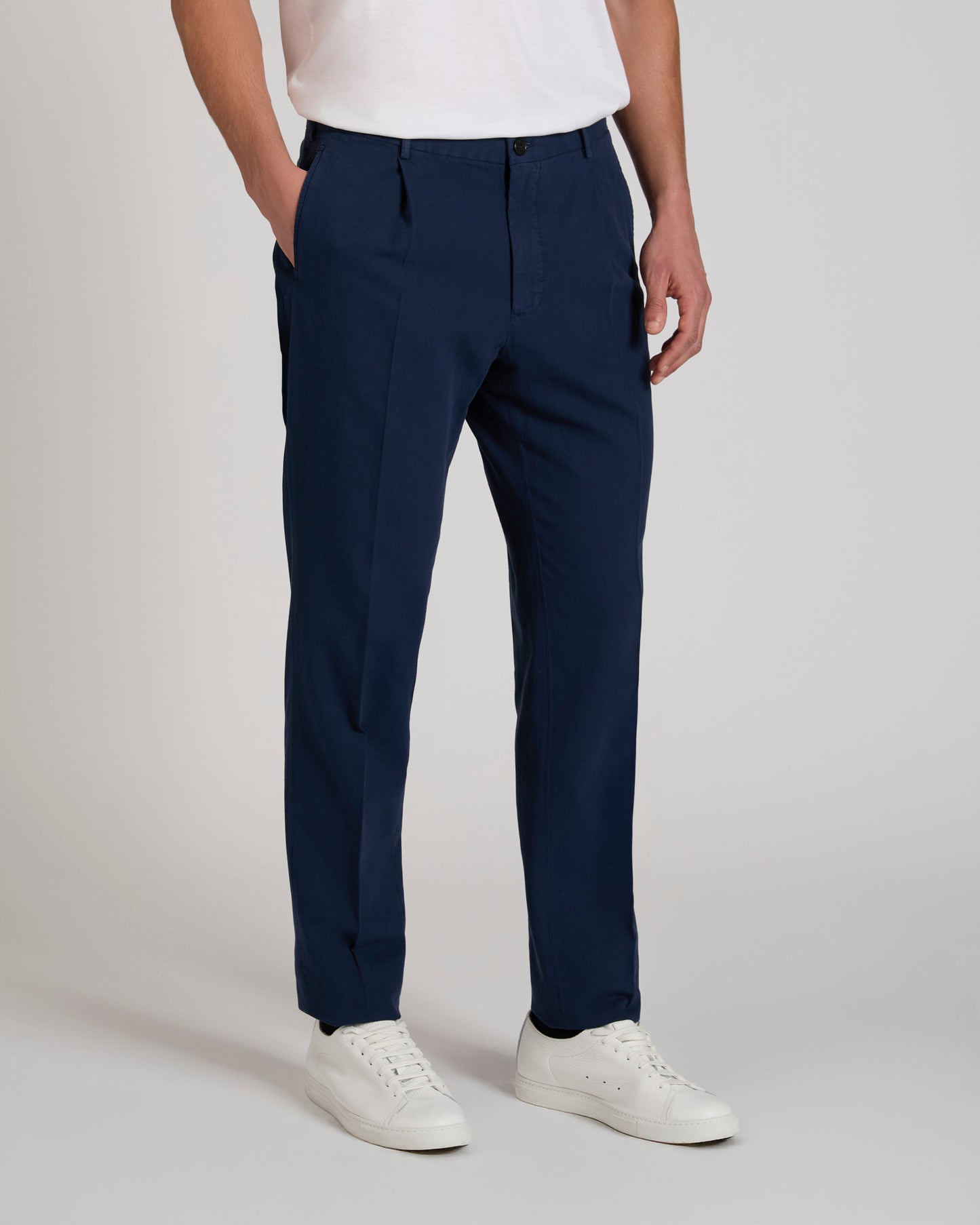 Hose Tapered Fit aus Chinolino-IceCrêpe