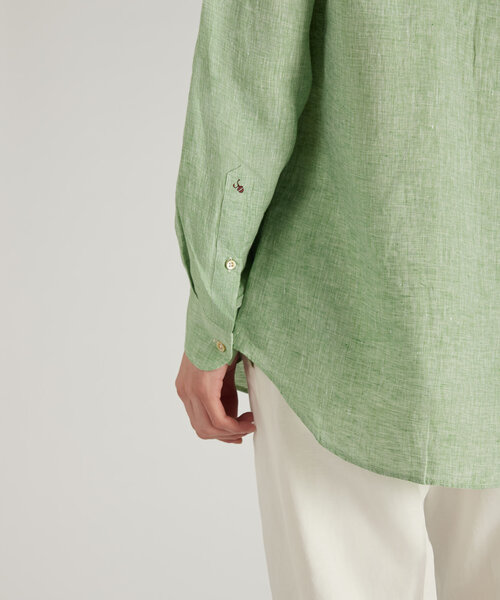 Camicia regular fit in lino , Glanshirt | Slowear