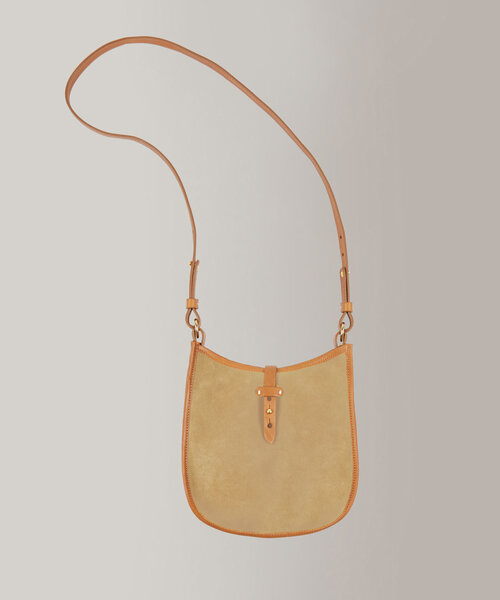 Suede leather shoulder bag , Massimo Palomba | Slowear