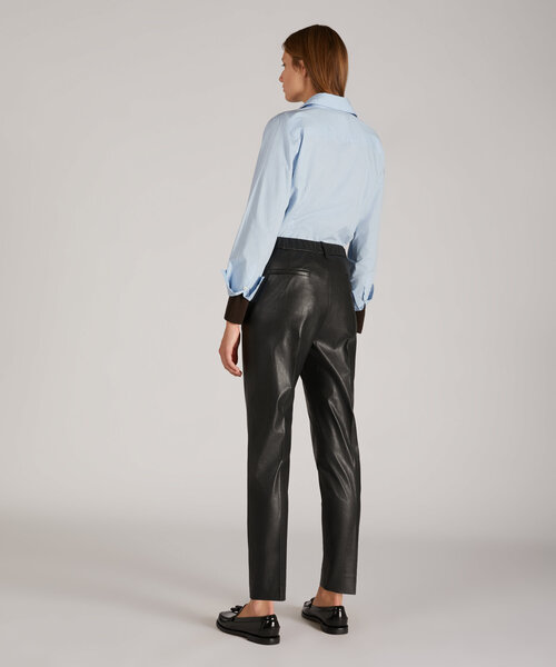 Camicia slim fit in popeline di cotone stretch , Slowear Glanshirt | Slowear