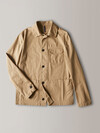 Regular fit overshirt in cotton chevron   , Montedoro | Slowear