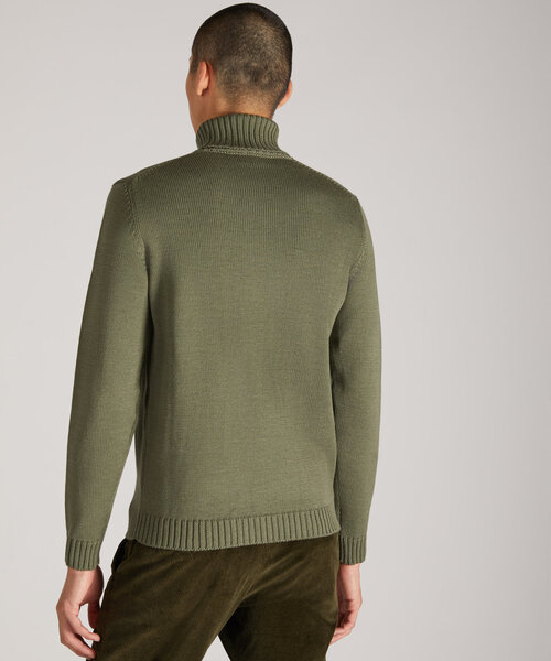 Certified merino wool slim-fit crewneck sweater