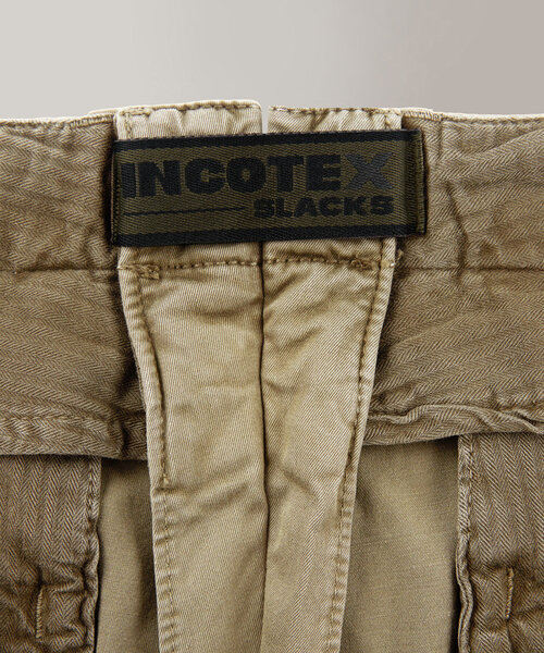 Slim-fit certified stretch gabardine trousers , Incotex | Slowear