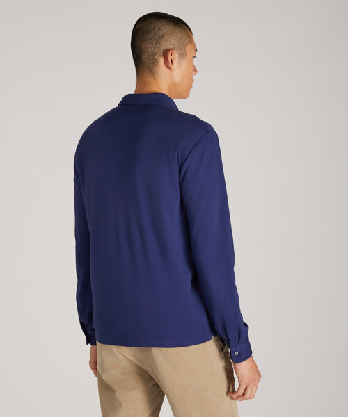 Schmal geschnittenes Poloshirt aus zertifizierter Interlock-Baumwolle , Zanone | Slowear