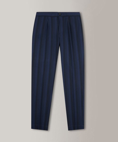 Straight-fit seersucker trousers , Incotex | Slowear