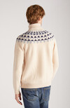 Slim-fit turtleneck sweater in certified virgin wool jacquard , Zanone | Slowear