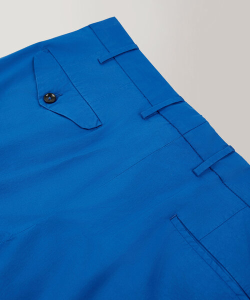Slim-fit Bermuda shorts in certified summer poplin , Incotex | Slowear
