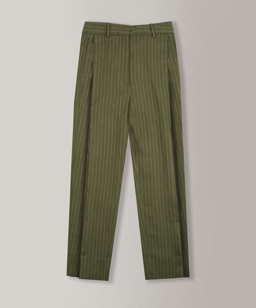 Pantalon wide fit en viscose à rayures , Incotex | Commerce Cloud Storefront Reference Architecture