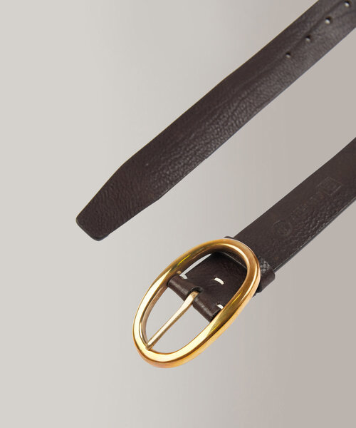 Hammered leather belt , Massimo Palomba | Slowear