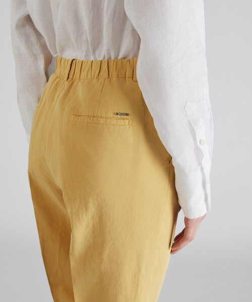 Pantalon regular fit en sergé de coton et lin certifiés , Incotex | Commerce Cloud Storefront Reference Architecture