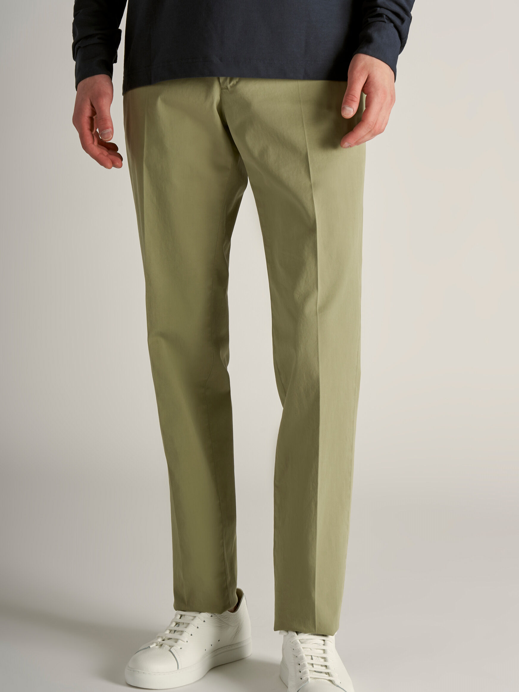 INCOTEX cotton pants olive size 46