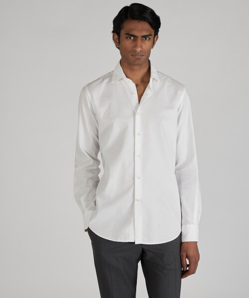 Slim Fit-Hemd aus Oxford-Baumwolle , Glanshirt | Slowear