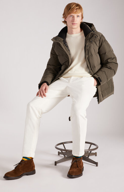 Two-way stretch tek-nylon jacket with down padding , Slowear Teknosartorial | Slowear
