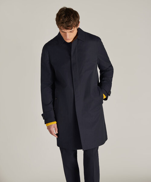 Carcoat regular fit in cotone e tessuto tecnico idrorepellente , Montedoro | Slowear