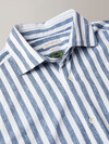 Slim fit wash & wear shirt in certified technical fabric , Glanshirt | Slowear