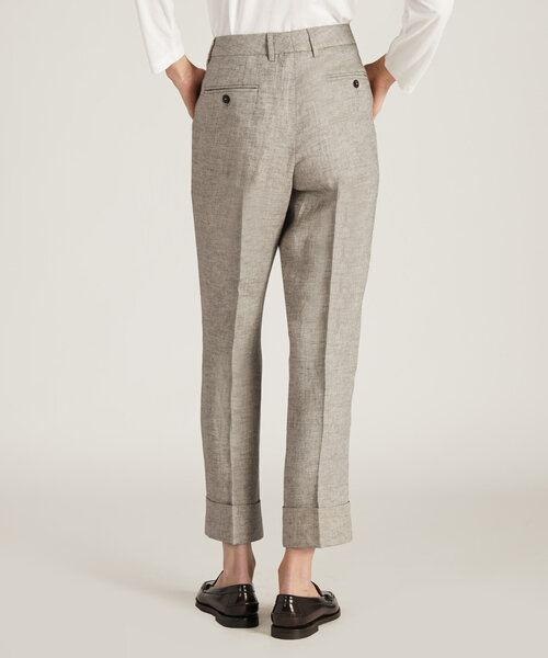 Pantalone regular fit in lino , Incotex | Slowear