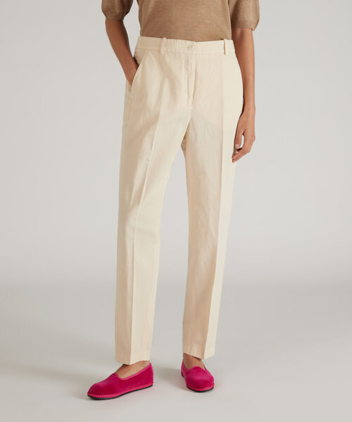 Regular fit trousers in cotton stretch twill , Slowear Incotex | Slowear