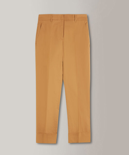 Pantalon regular fit en sergé de coton stretch , Incotex | Commerce Cloud Storefront Reference Architecture