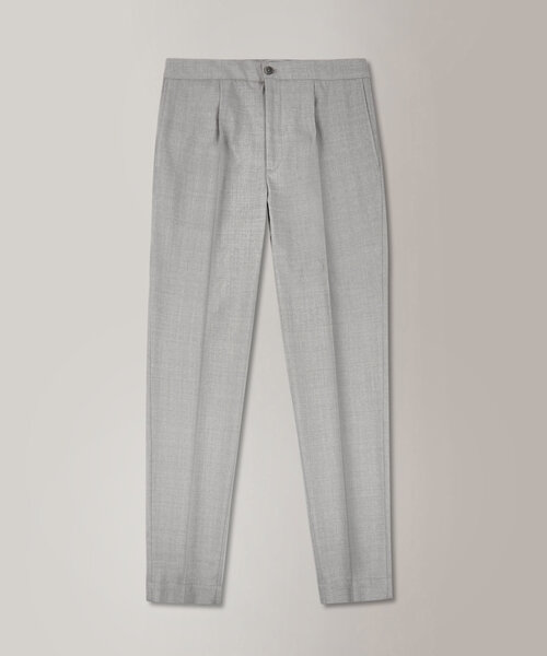 Tapered-fit certified tropical wool trousers , Incotex | Slowear