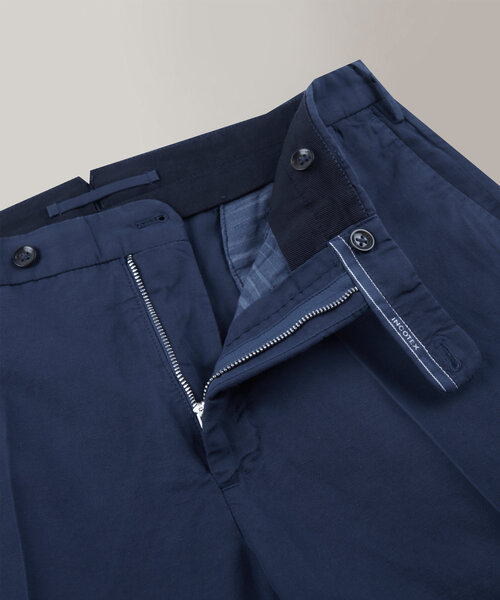 Regular-fit trousers in certified Chinolino , Incotex | Slowear