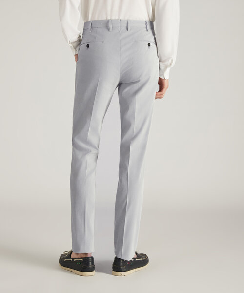 Slim-fit seersucker trousers , Incotex | Slowear