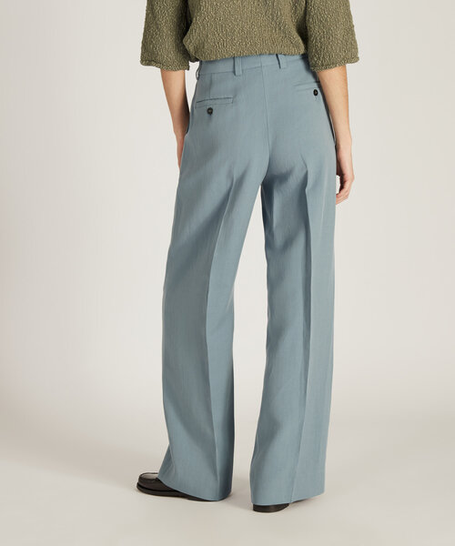 Pantalone regular fit in twill di lyocell e lino , Incotex | Slowear