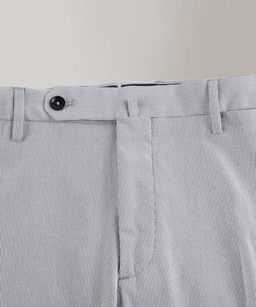Pantalone slim fit in seersucker , Incotex | Slowear