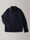 Regular fit overshirt in structured cotton , Montedoro | Slowear
