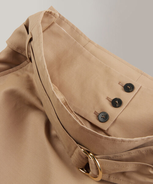Copper, linen and cotton skirt , Incotex | Slowear