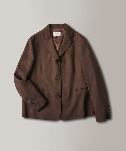 Regular-fit short blazer in certified two-way stretch wool , Slowear Montedoro | Slowear