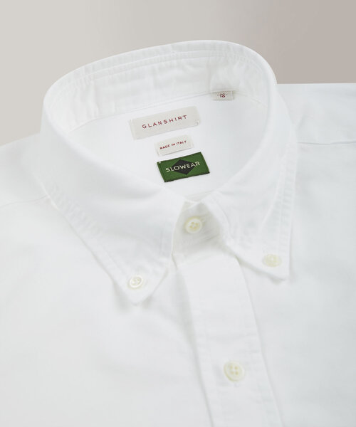 Regular-fit Oxford cotton shirt , Glanshirt | Slowear