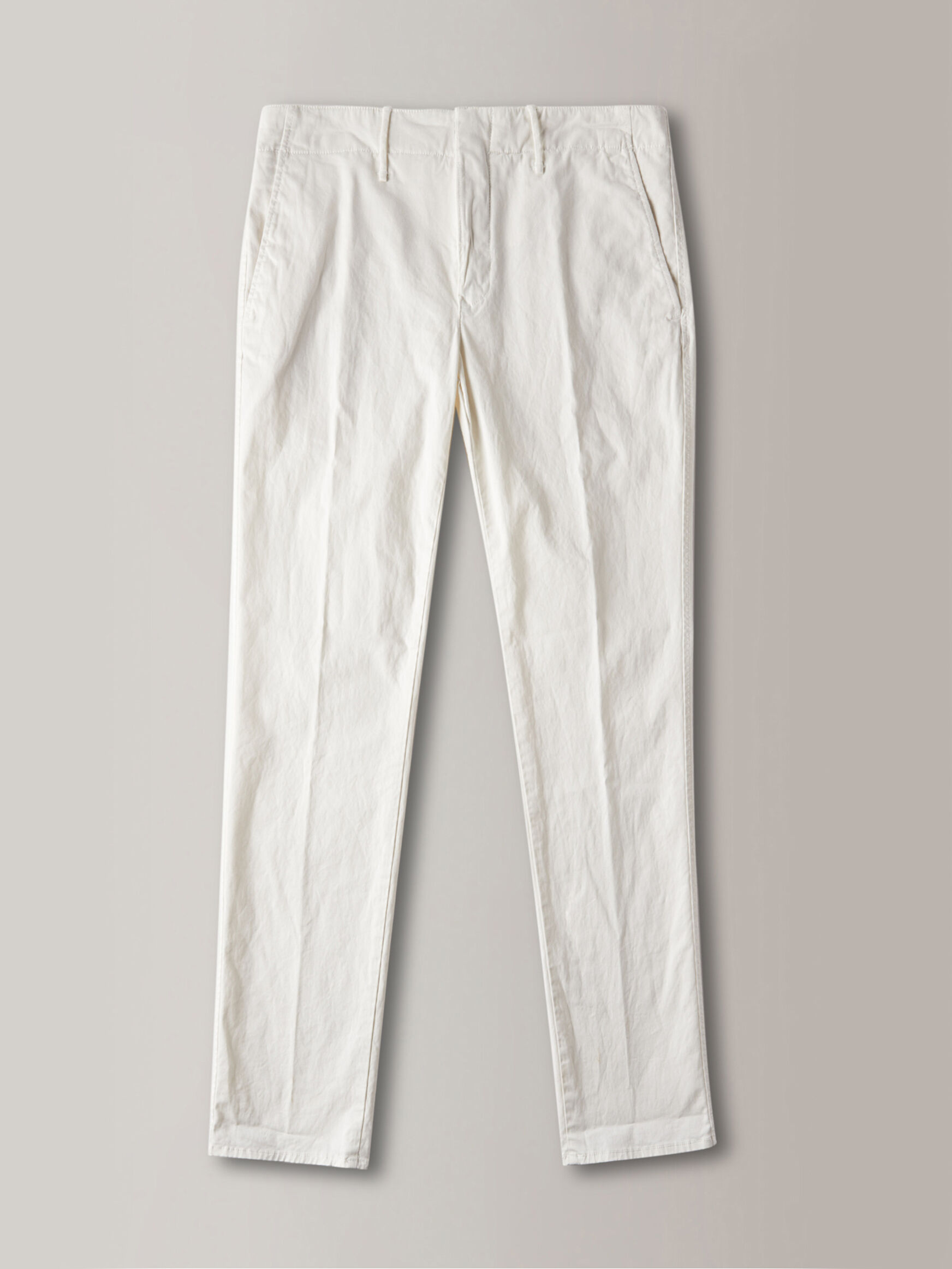 Slim fit trousers in certified stretch gabardine | Incotex Slacks