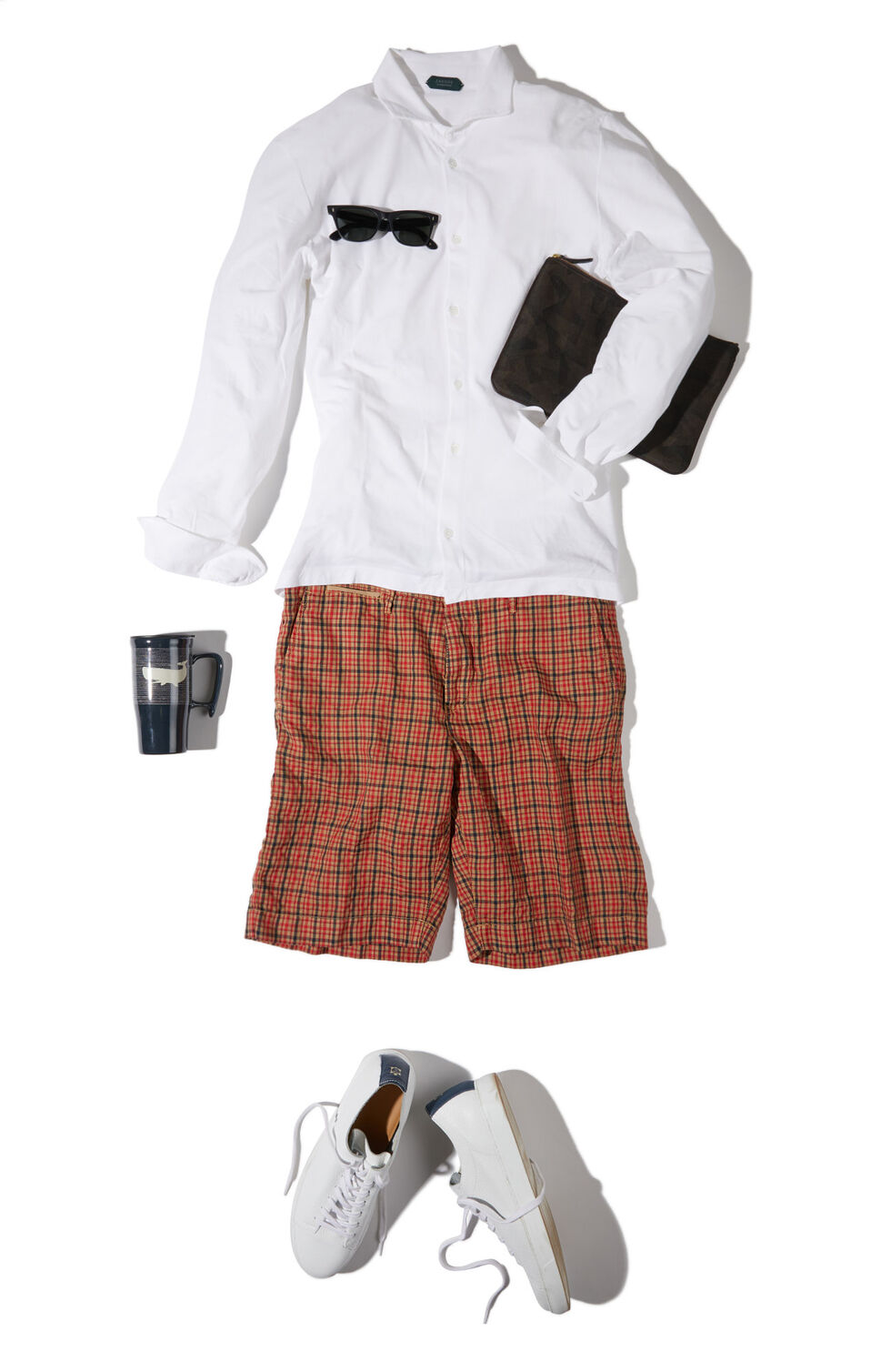 Regular-fit linen Bermuda shorts | Slacks | Slowear