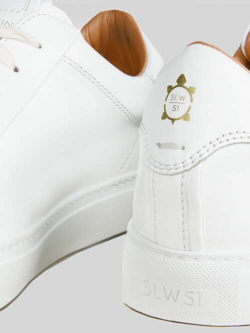Sneakers aus weißem leder , Officina Slowear | Slowear
