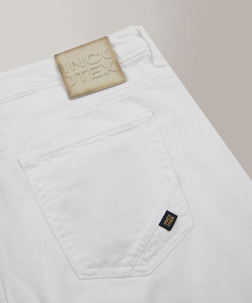 Pantalone cinque tasche slim fit in cotone stretch , Incotex Blue Division | Slowear