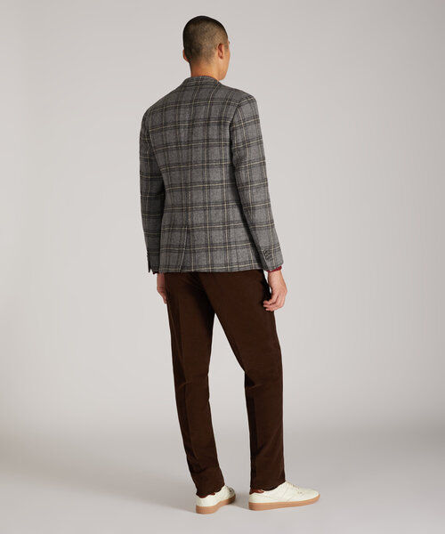 Wool check regular fit jacket , Montedoro | Slowear